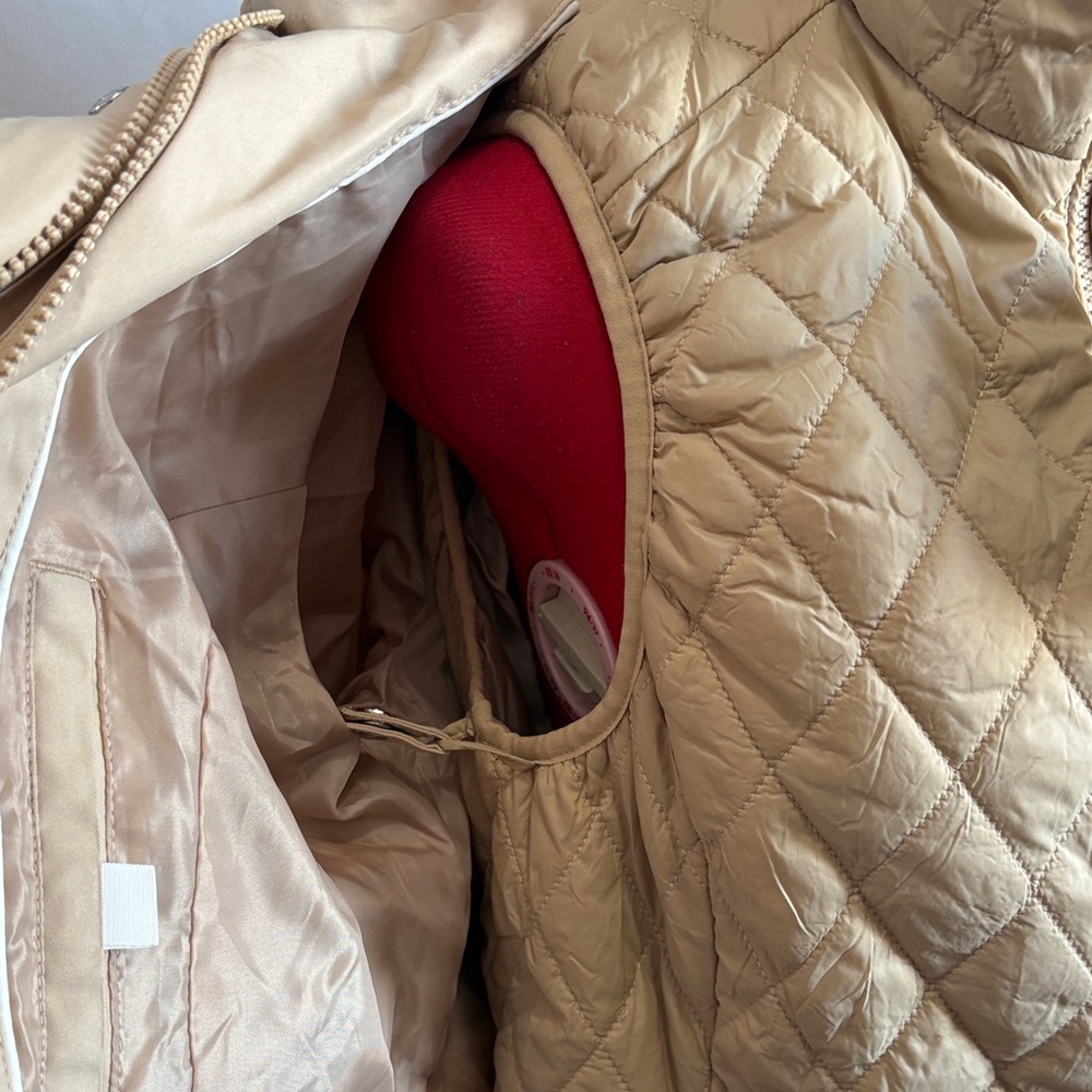 Lands' End Beige 3 in 1 Ski & Snow Jacket - Picture 11 of 13